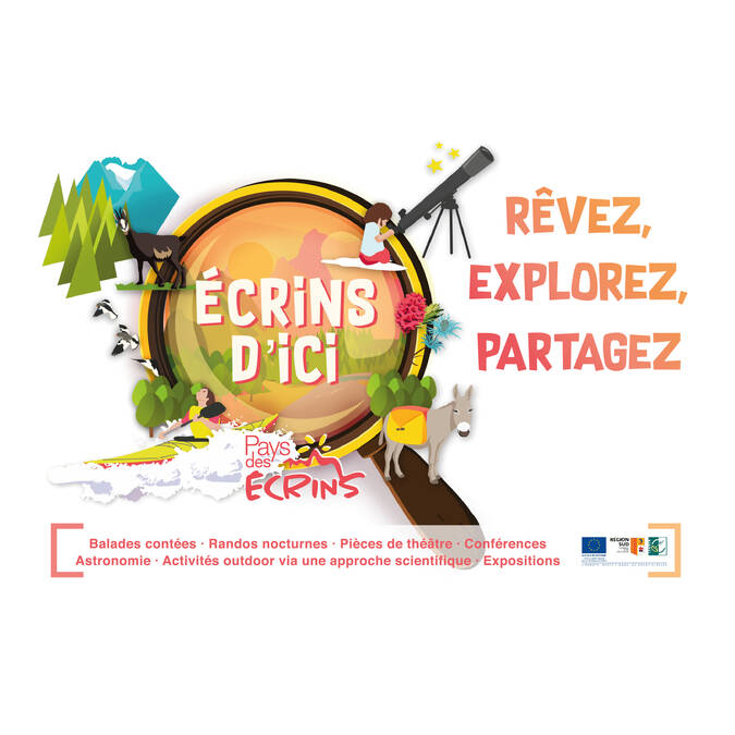 Programme d'activités gratuites autour du projet "Écrins d'ici"