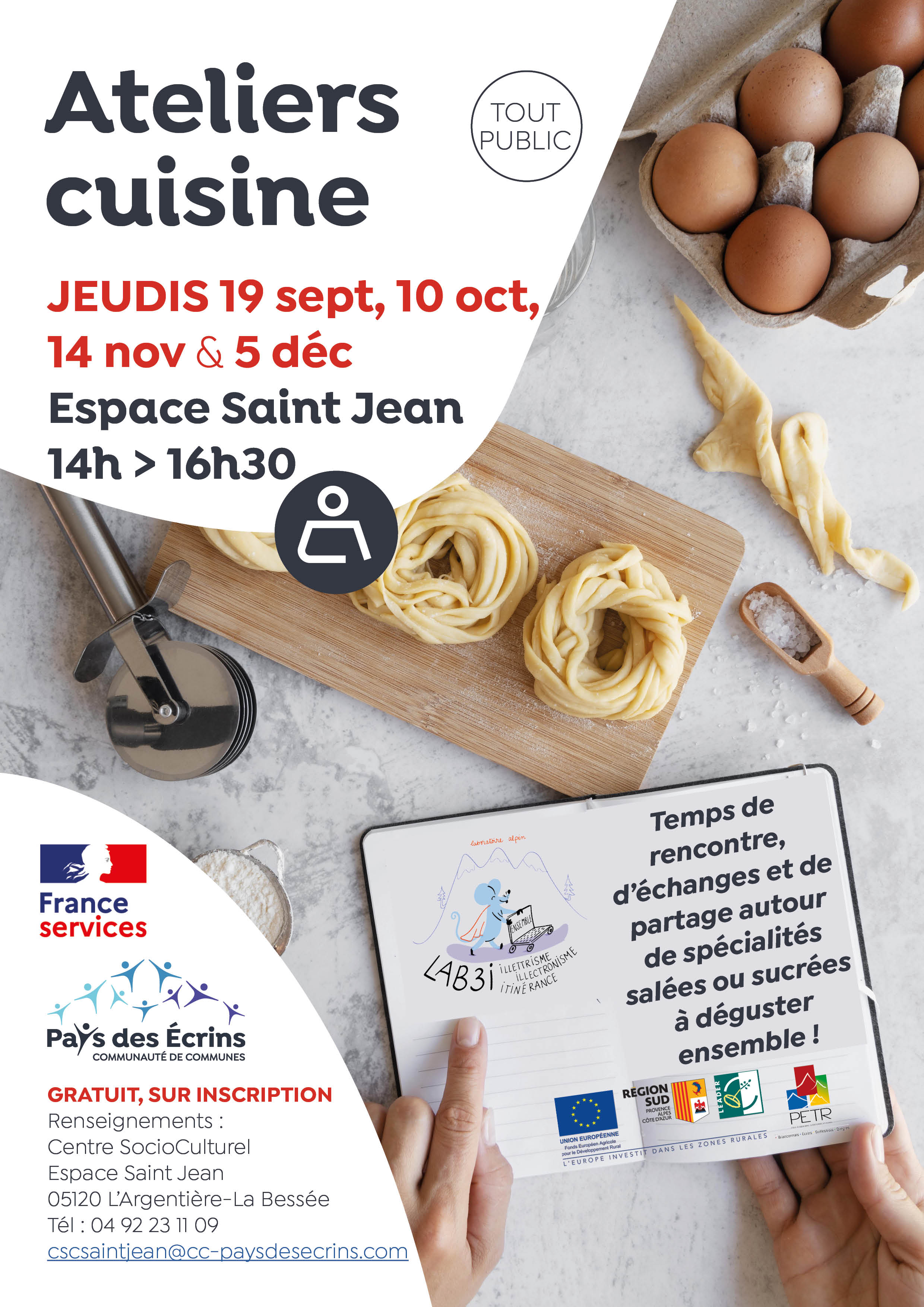 Les ateliers cuisine au centre social