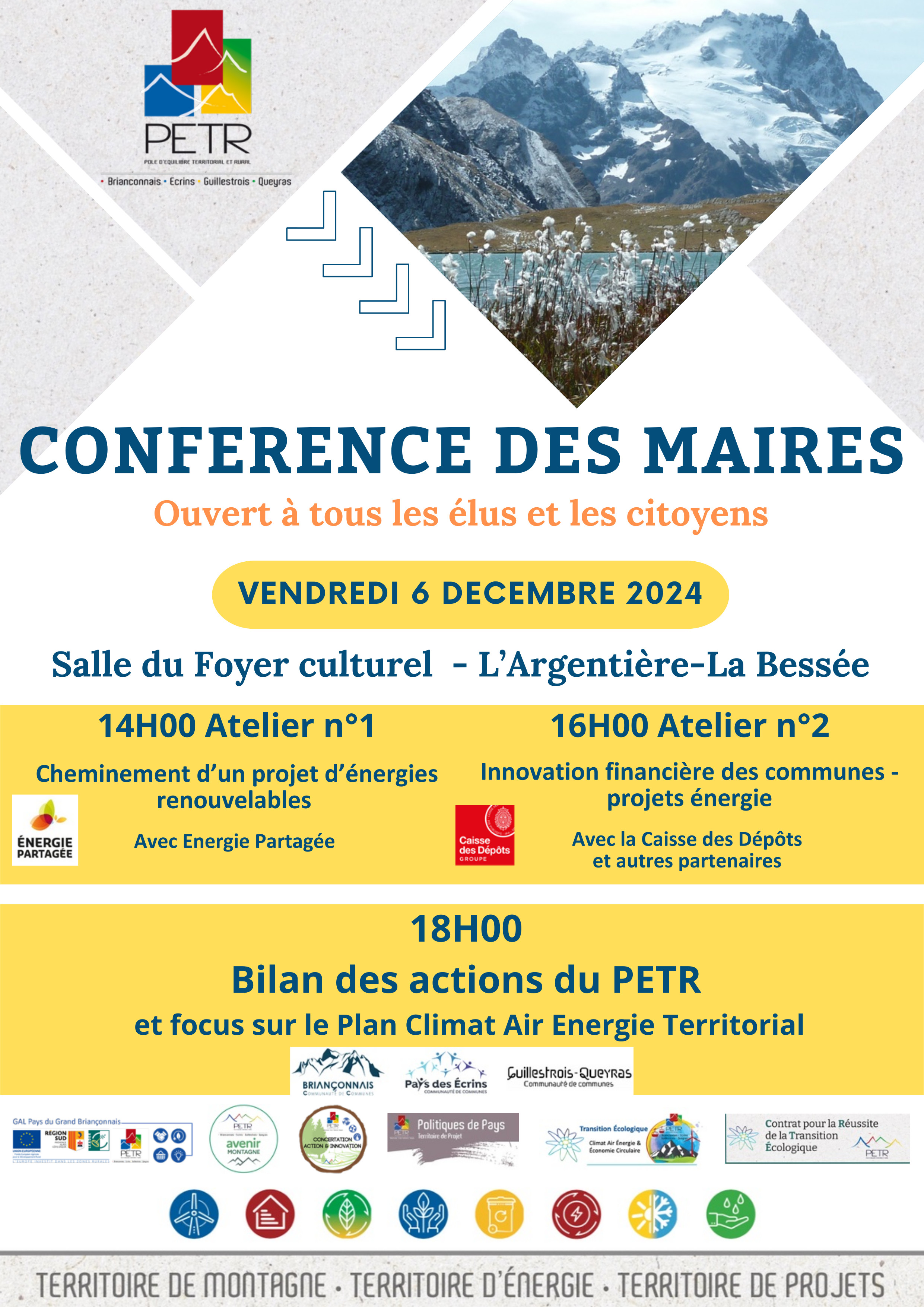 Conférences des maires vendredi 6 décembre