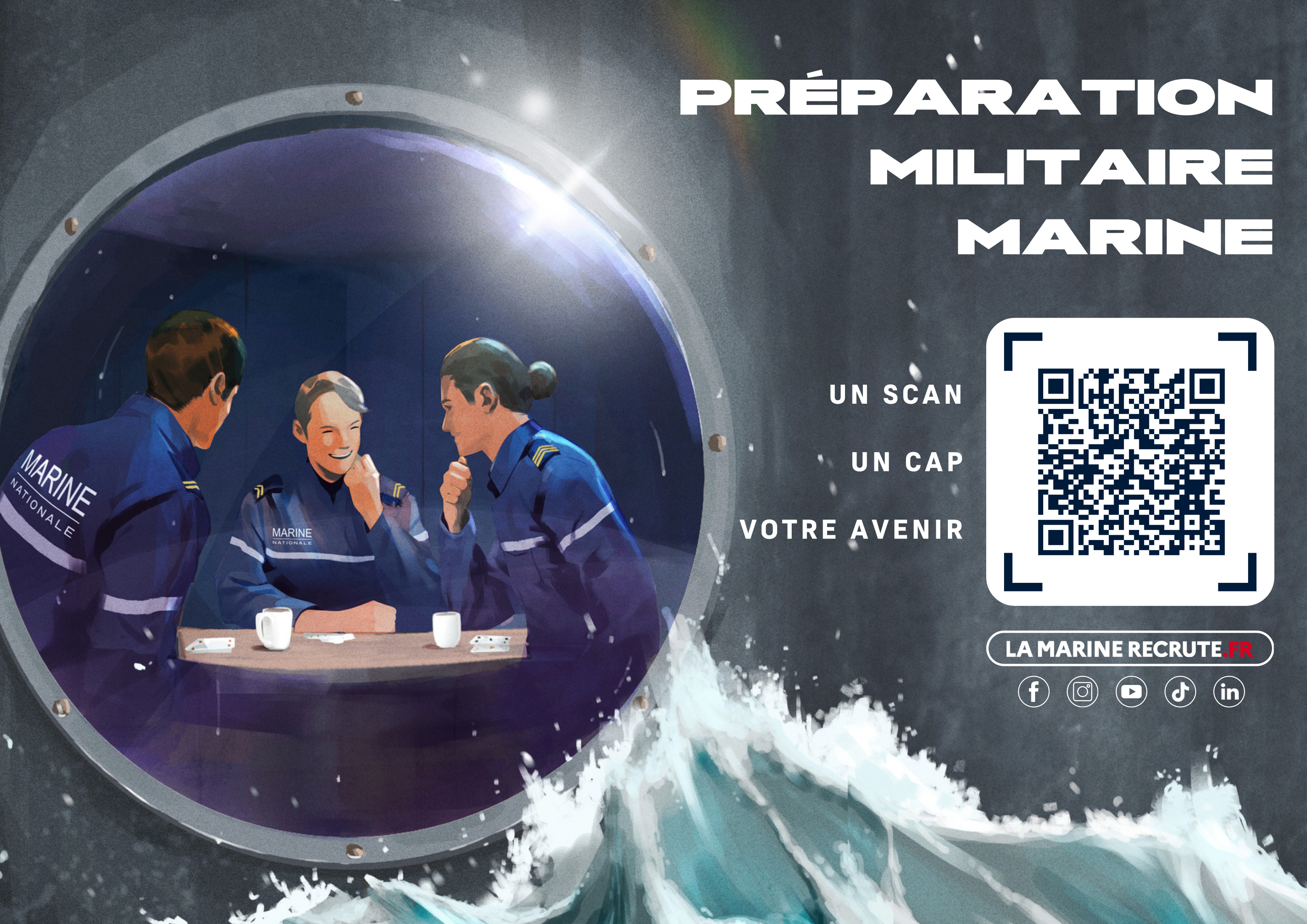 Inscription pour les Préparations Militaires Marine