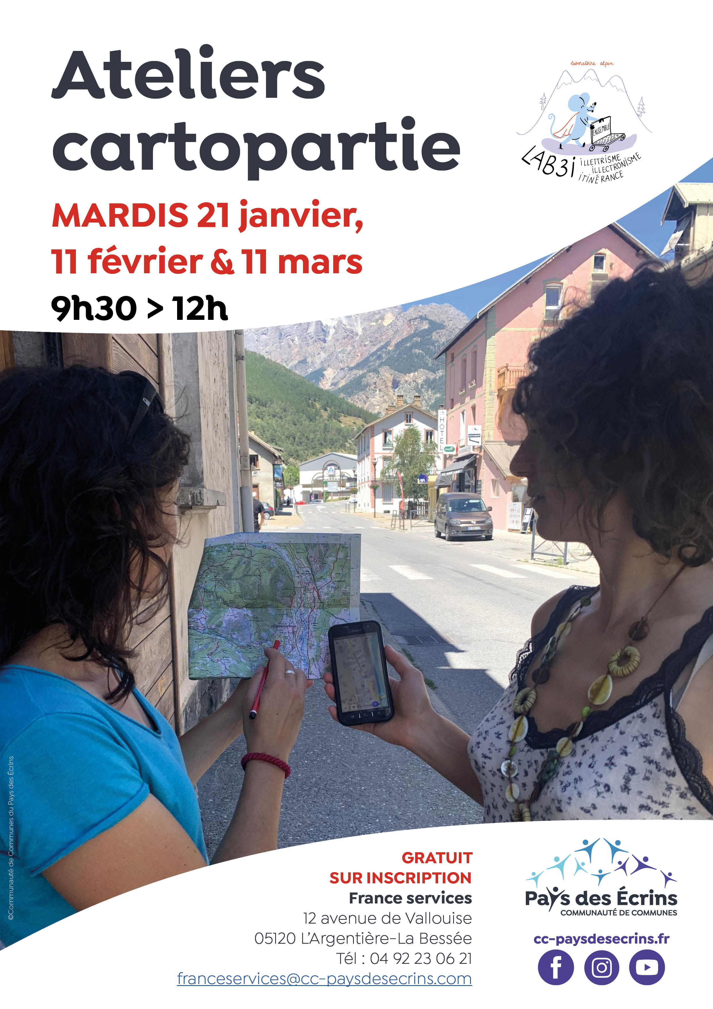 Ateliers cartopartie avec France Services