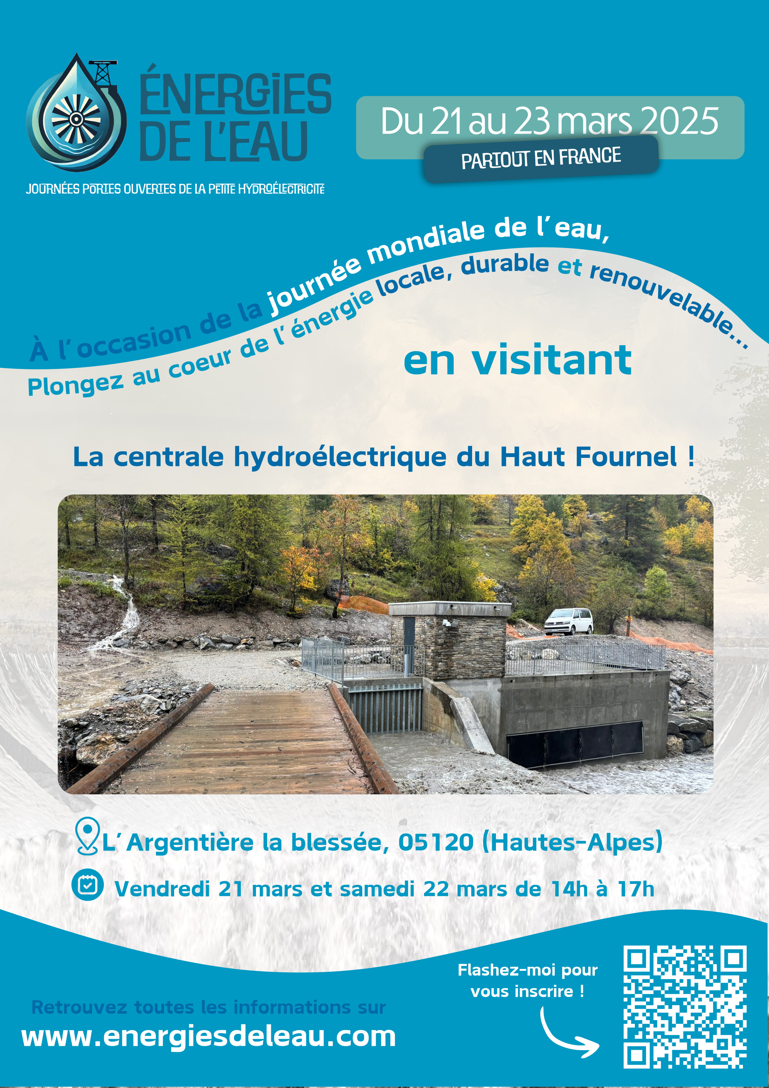 Journées portes ouvertes de la centrale hydroélectrique du Fournel - 21 et 22 mars