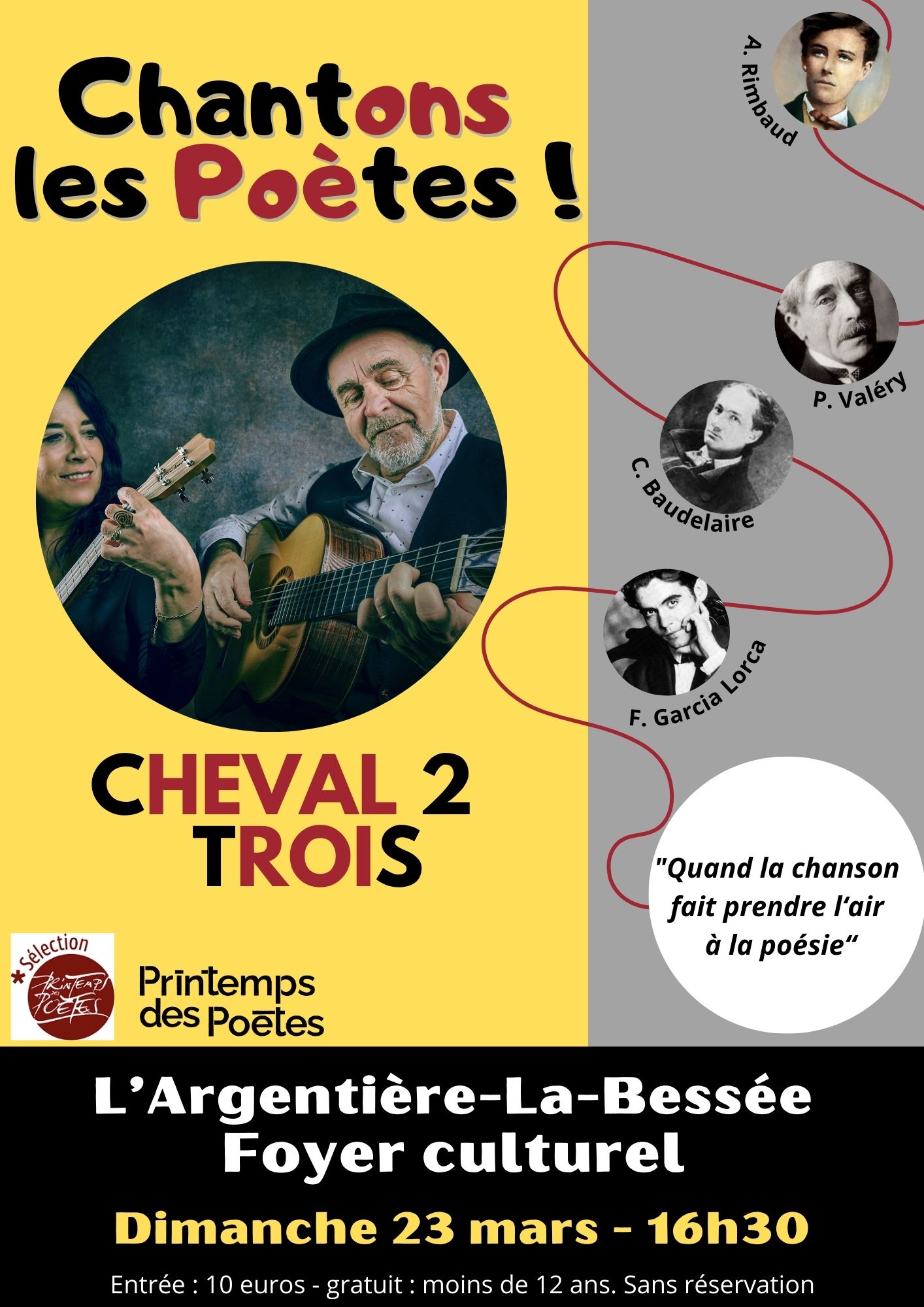 Spectacle de théâtre musical - 23 mars
