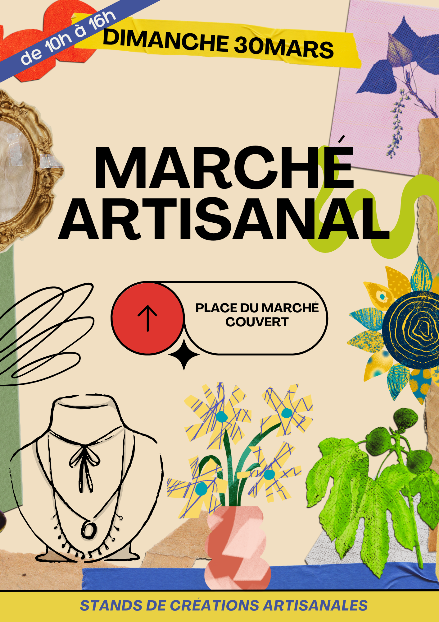 Marché artisanal - dimanche 30 mars