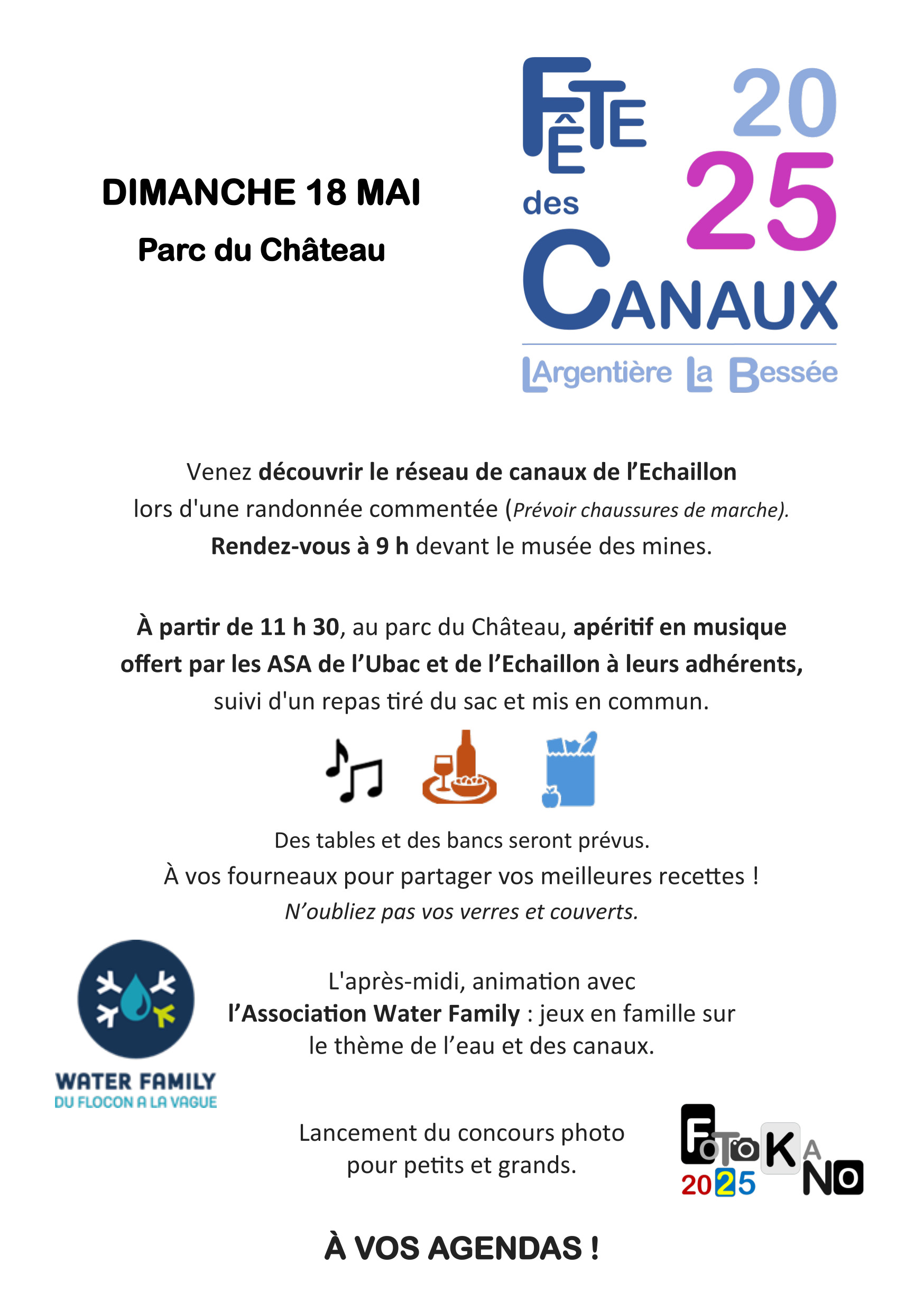 Fête des canaux 2025 - dimanche 18 mai