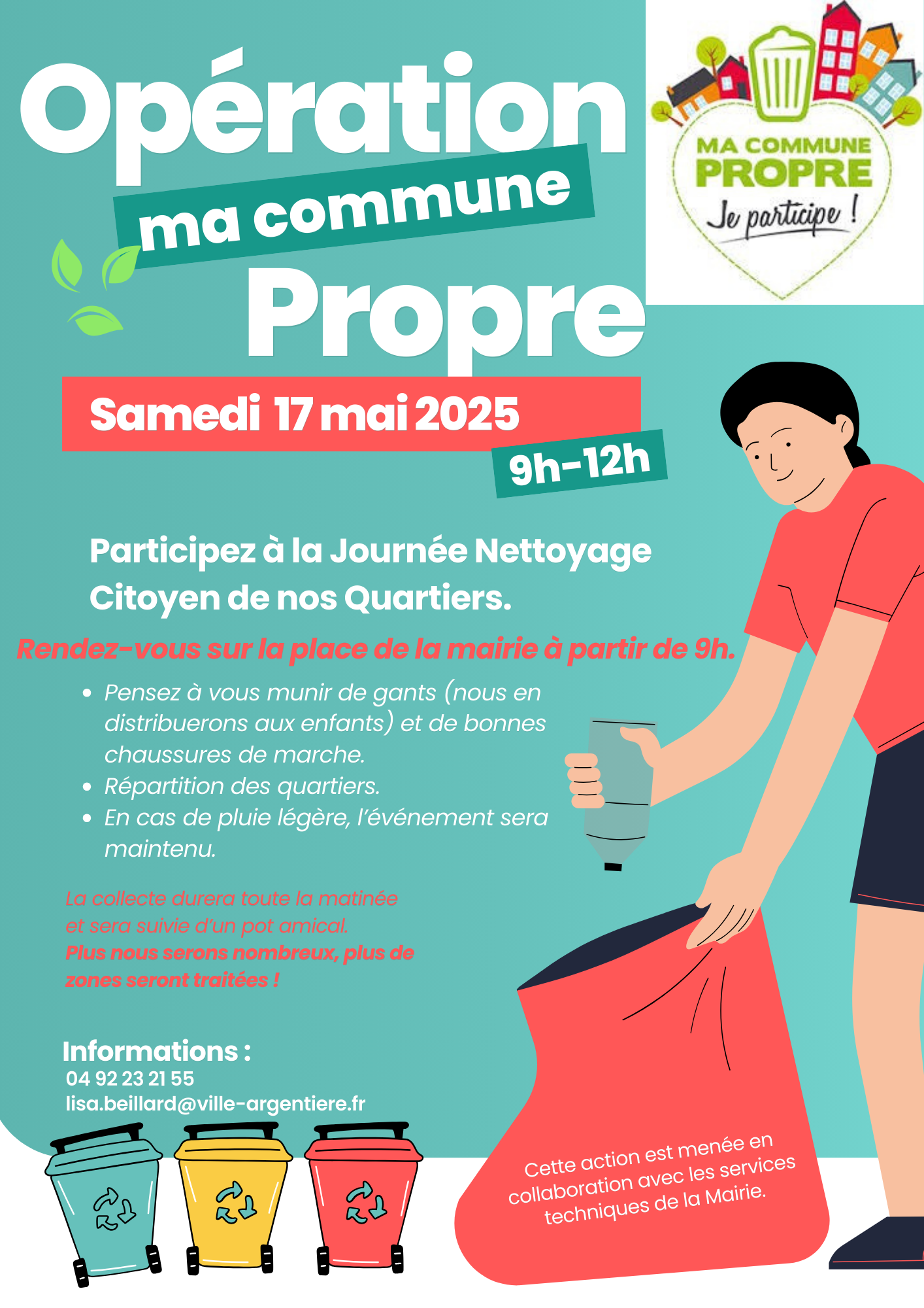 Matinée nettoyage et collecte des déchets - samedi 17 mai