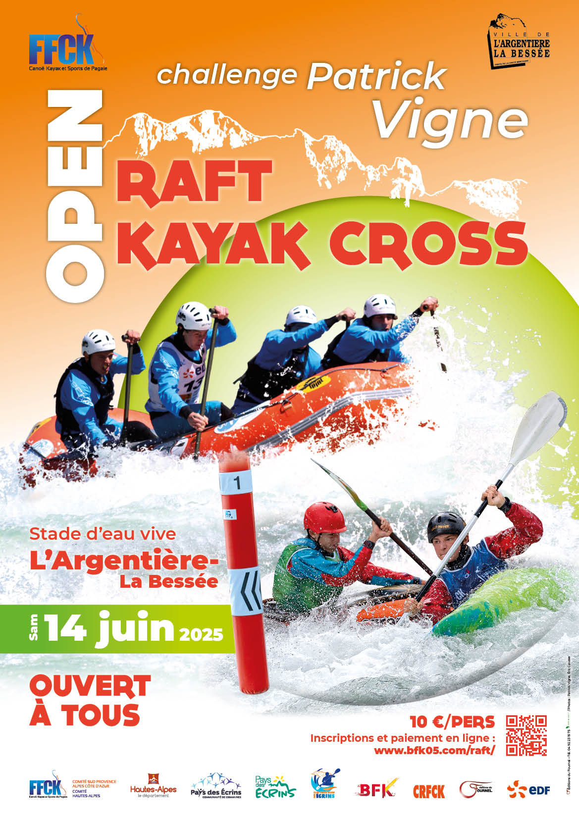 Open Raft Kayak Cross challenge Patrick Vigne - samedi 14 juin