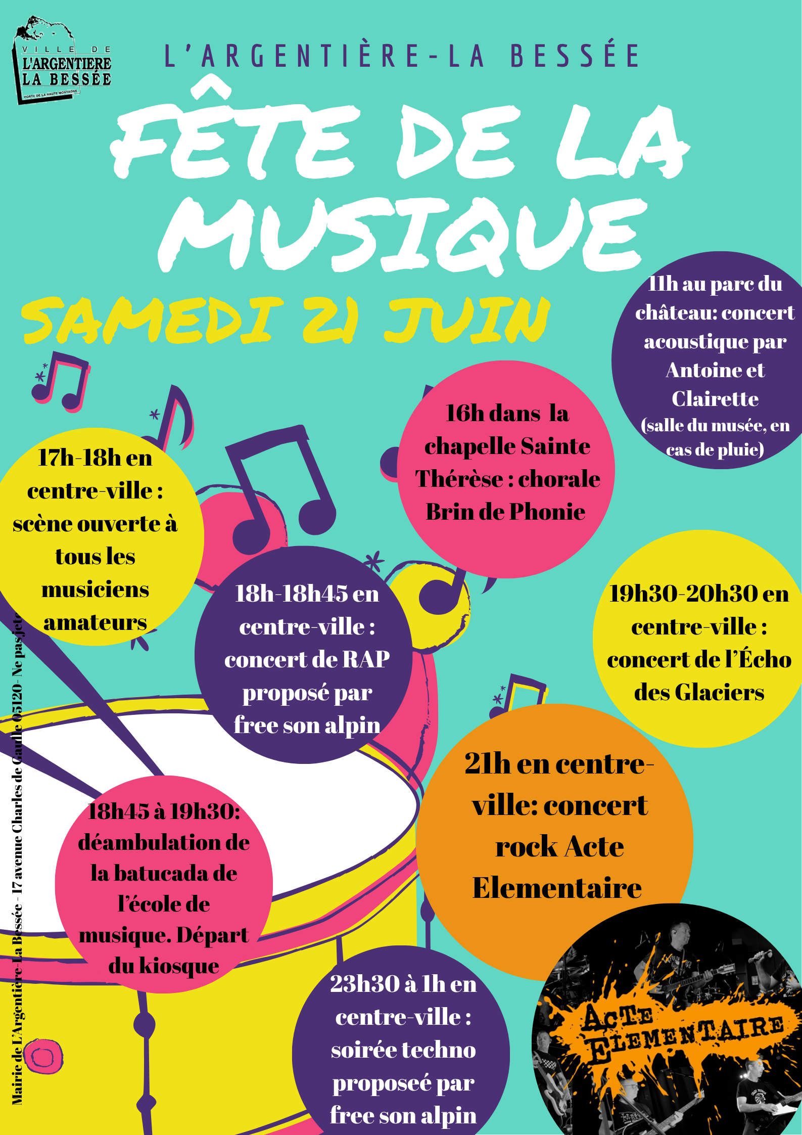 Fête de la musique - samedi 21 juin