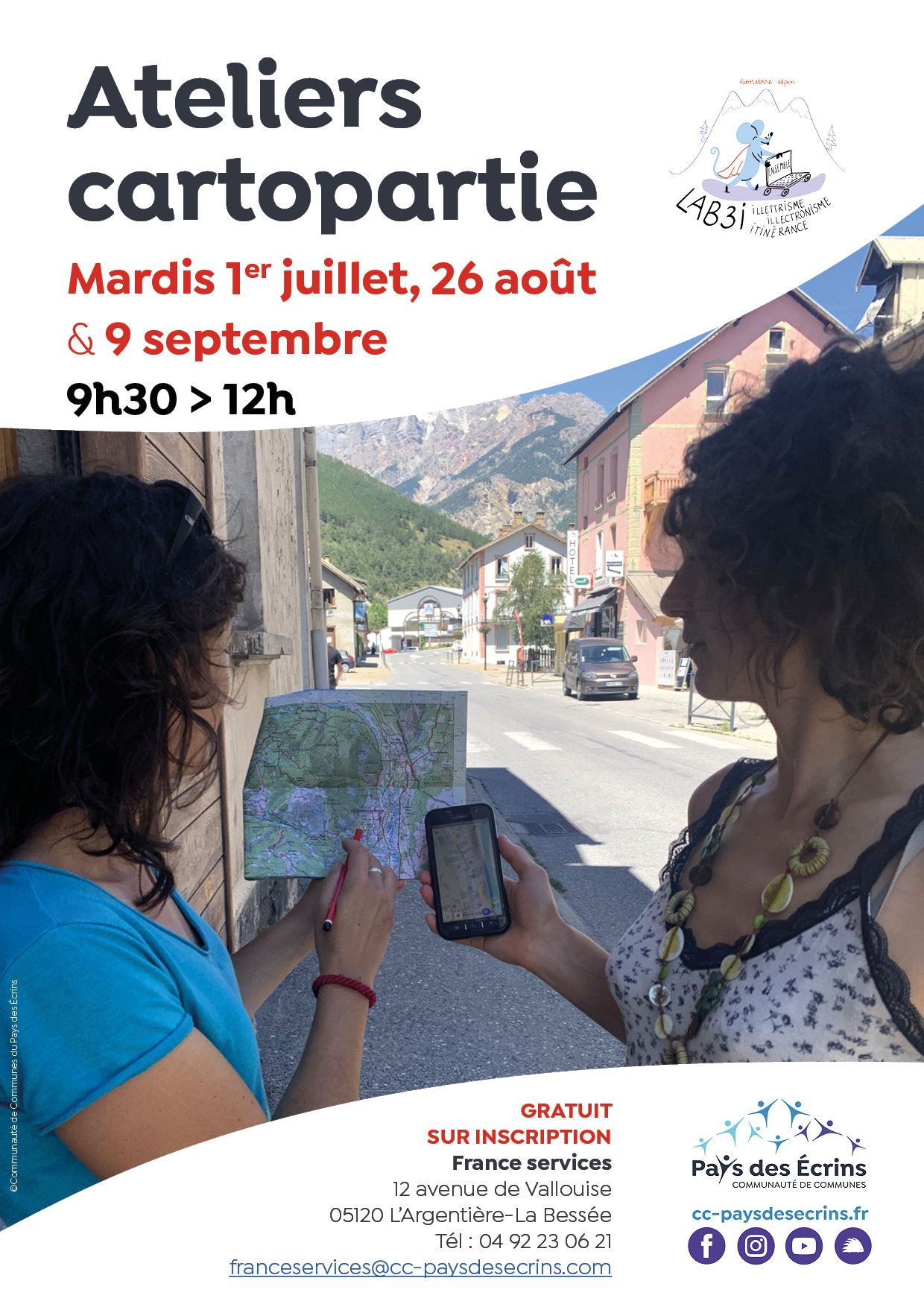 Atelier cartopartie de l'Espace France Services - 9 septembre