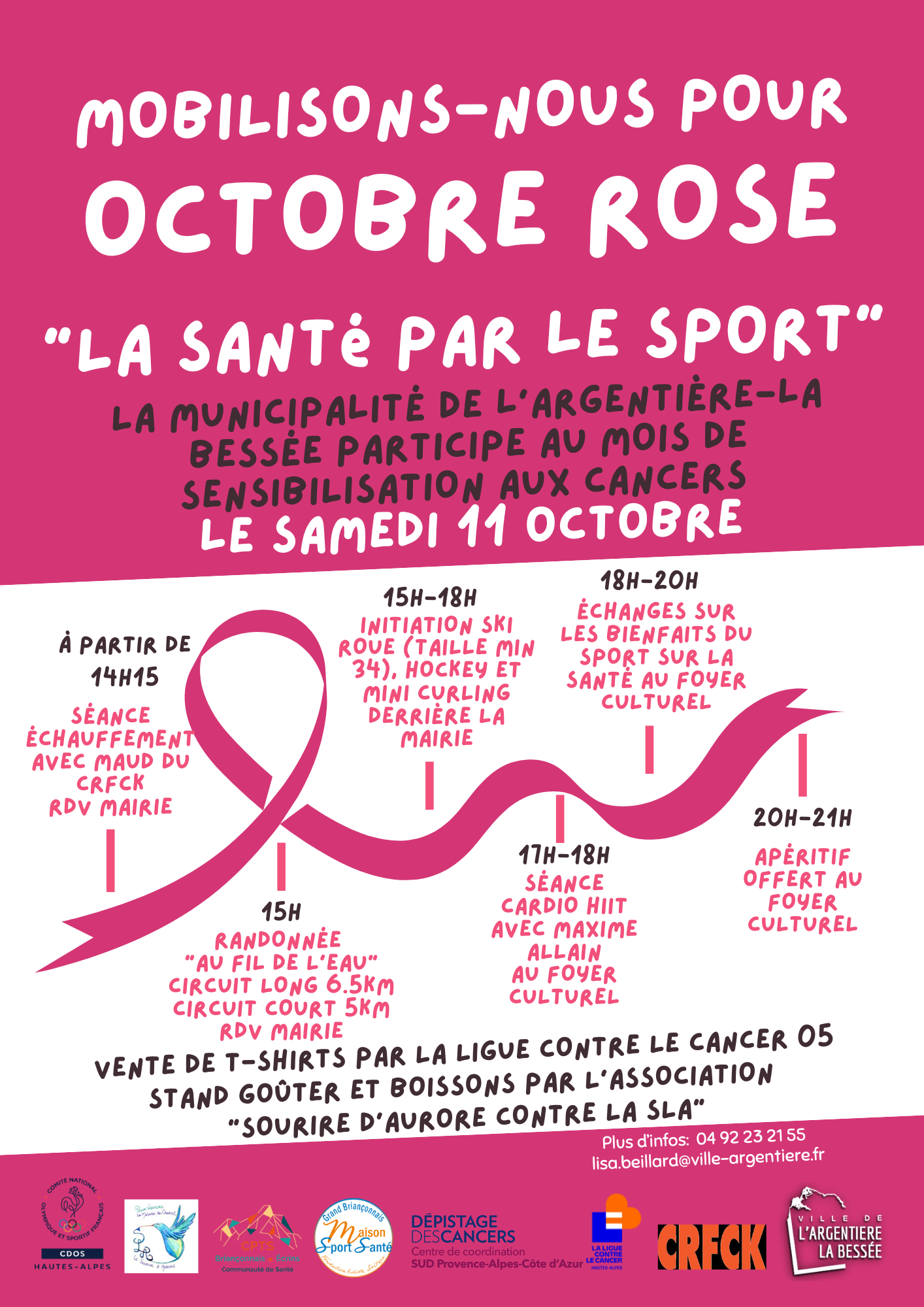 Mobilisons nous pour octobre rose - samedi 11 octobre