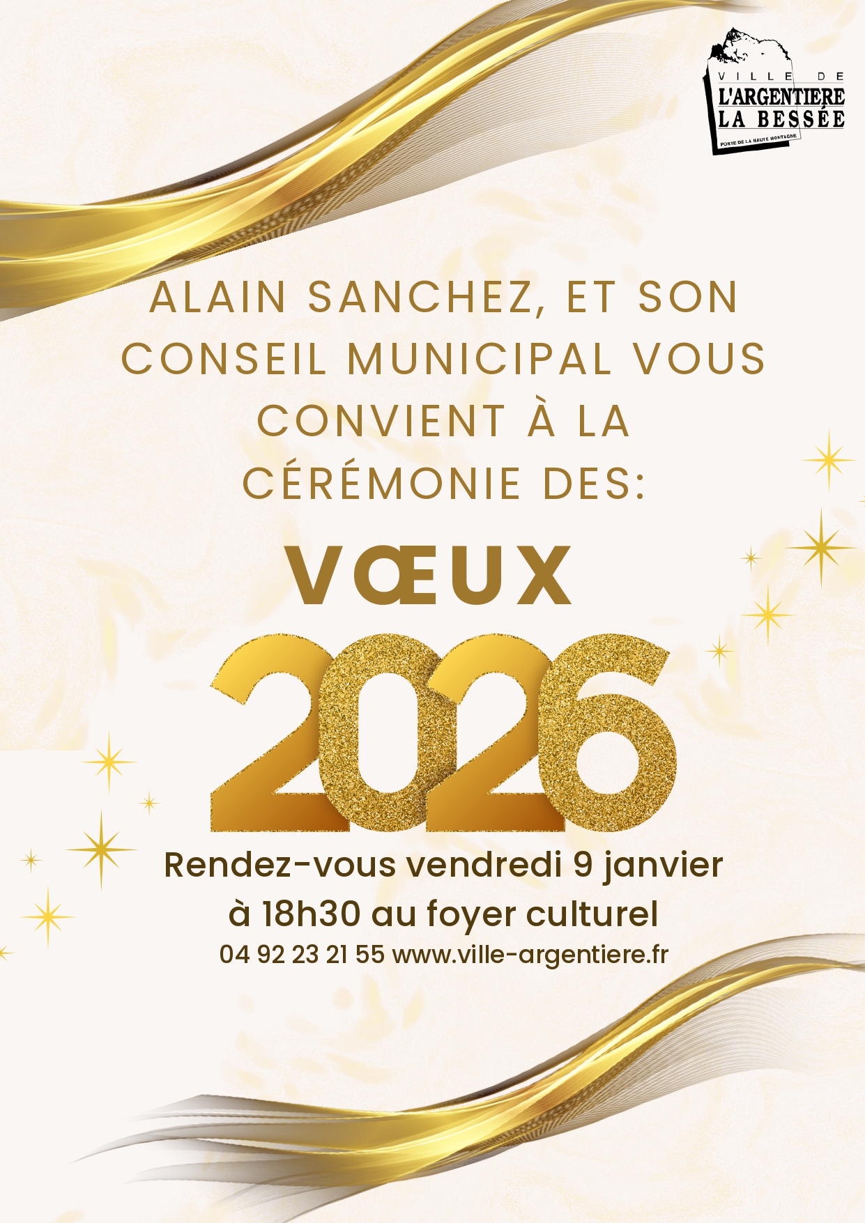 Cérémonie des voeux - vendredi 9 janvier 2026