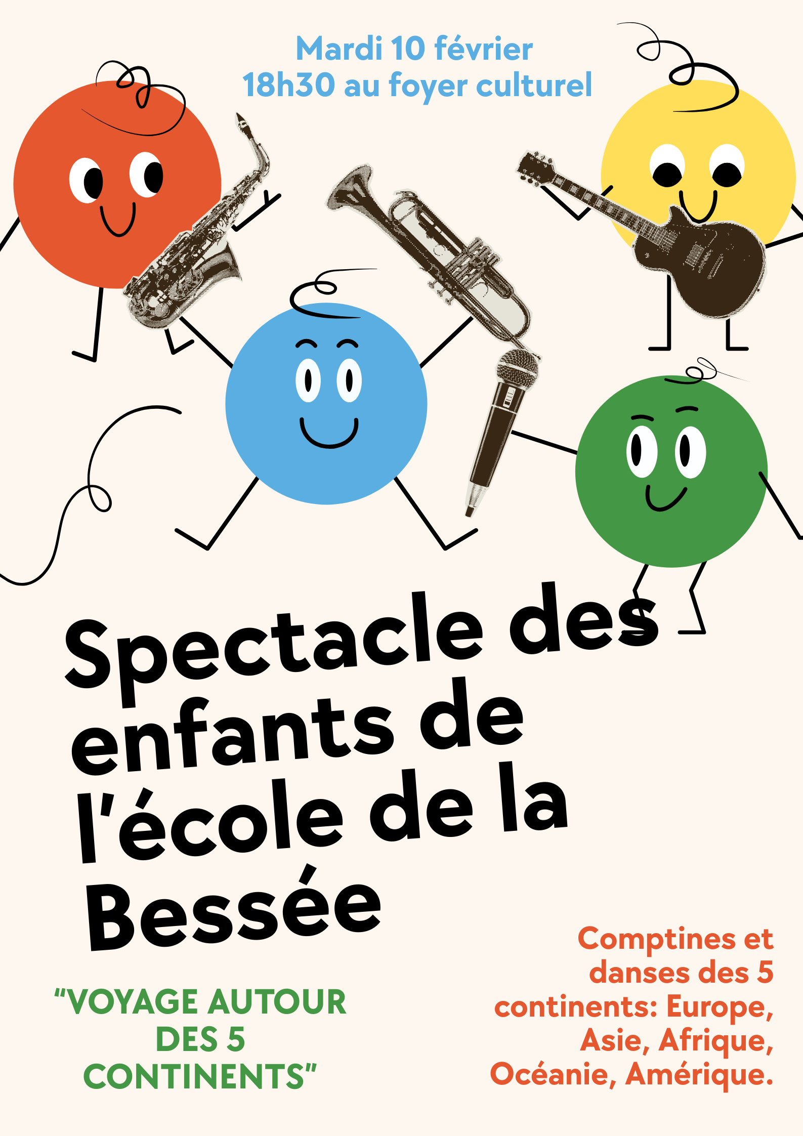 Spectacle des enfants de l'école de la Bessée - mardi 10 février 2026