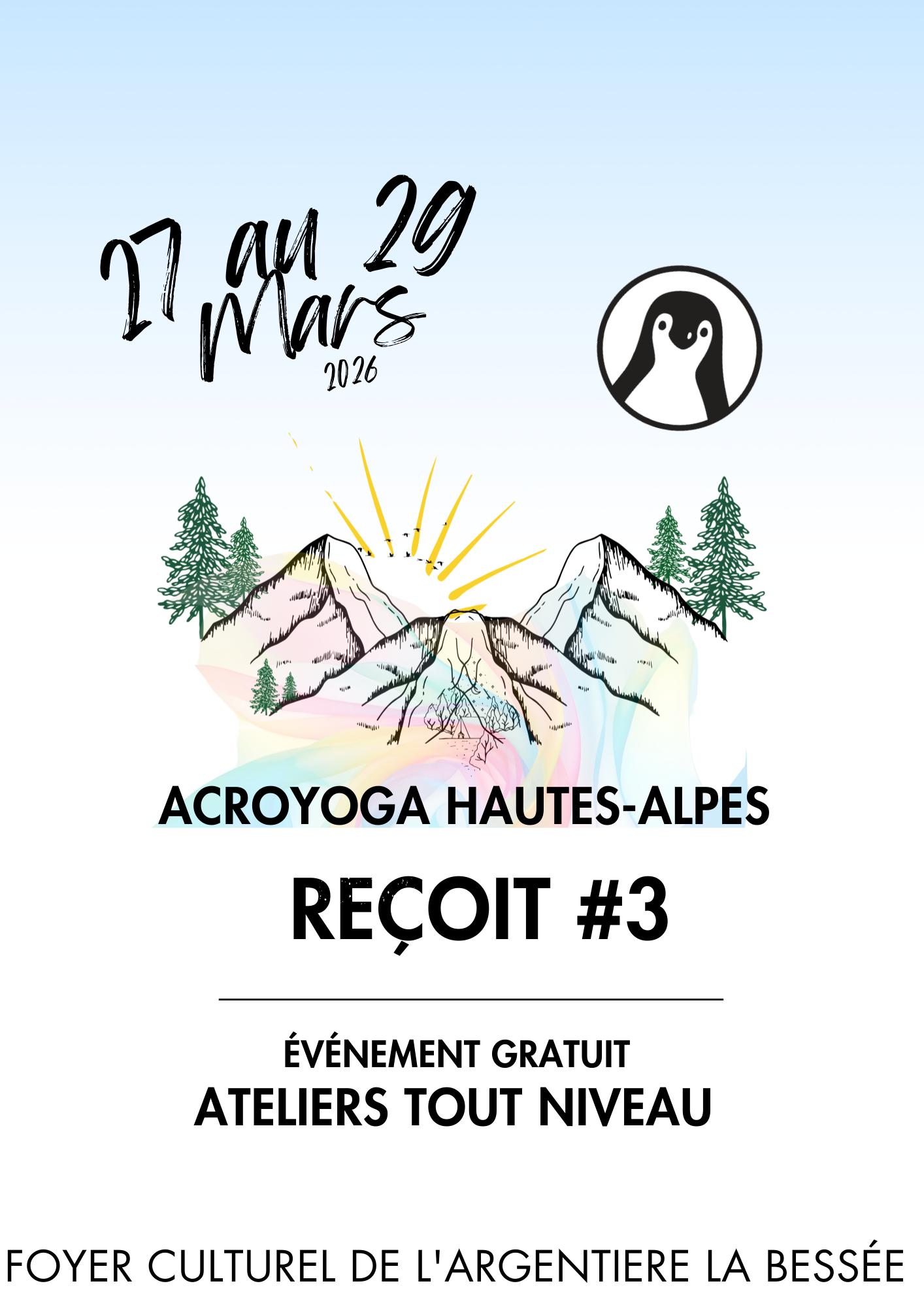 Festival acroyoga reçoit 3ème édition - du 27 au 29 mars 2026