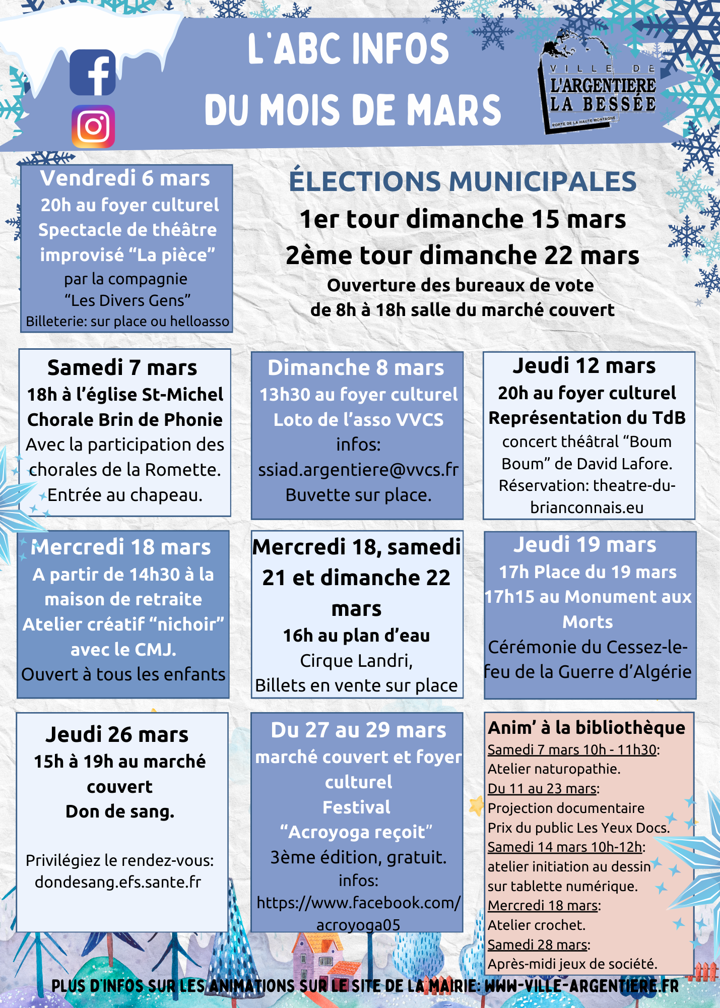 L'ABC infos du mois de Mars 2026