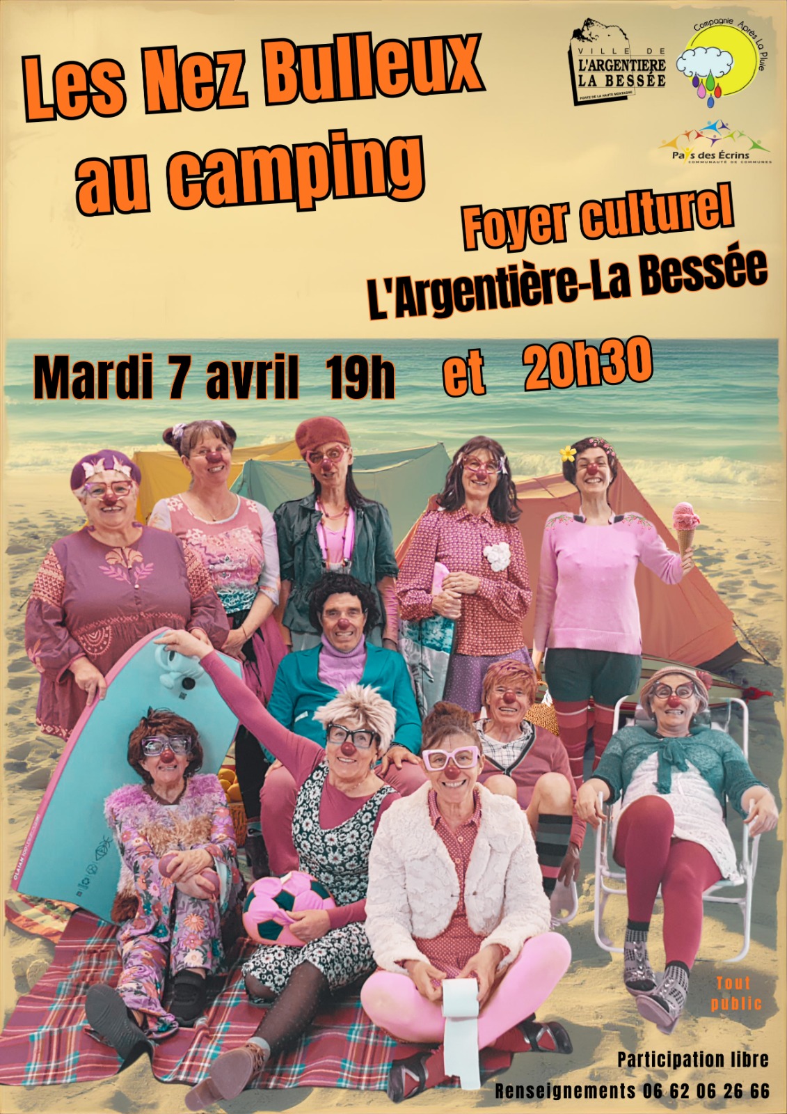 Spectale "Les Nez bulleux au camping" - mardi 7 avril 2026