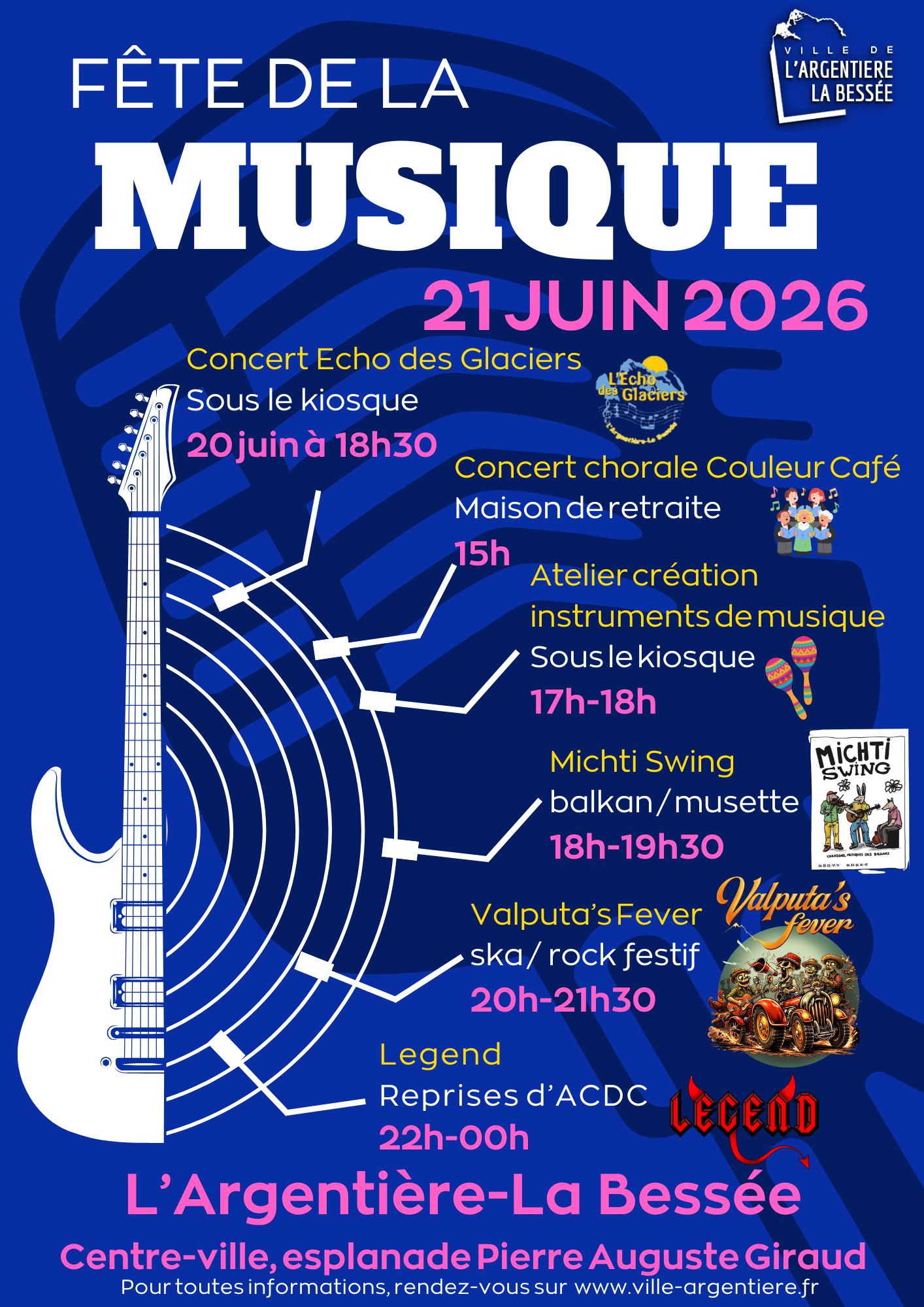Fête de la musique - dimanche 21 juin 2026