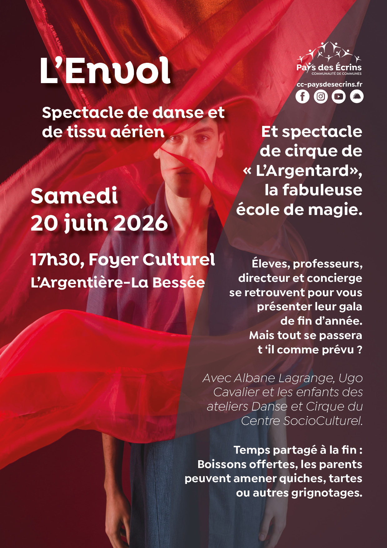 Spectacle "L'Envol" - samedi 20 juin 2026