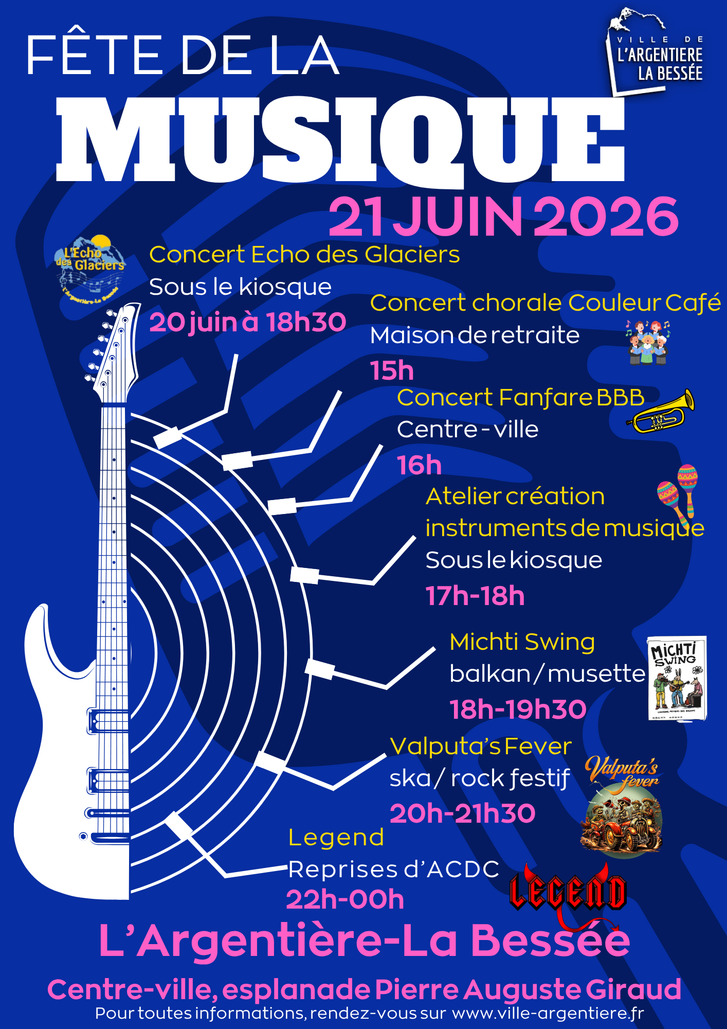 Fête de la musique - dimanche 21 juin 2026