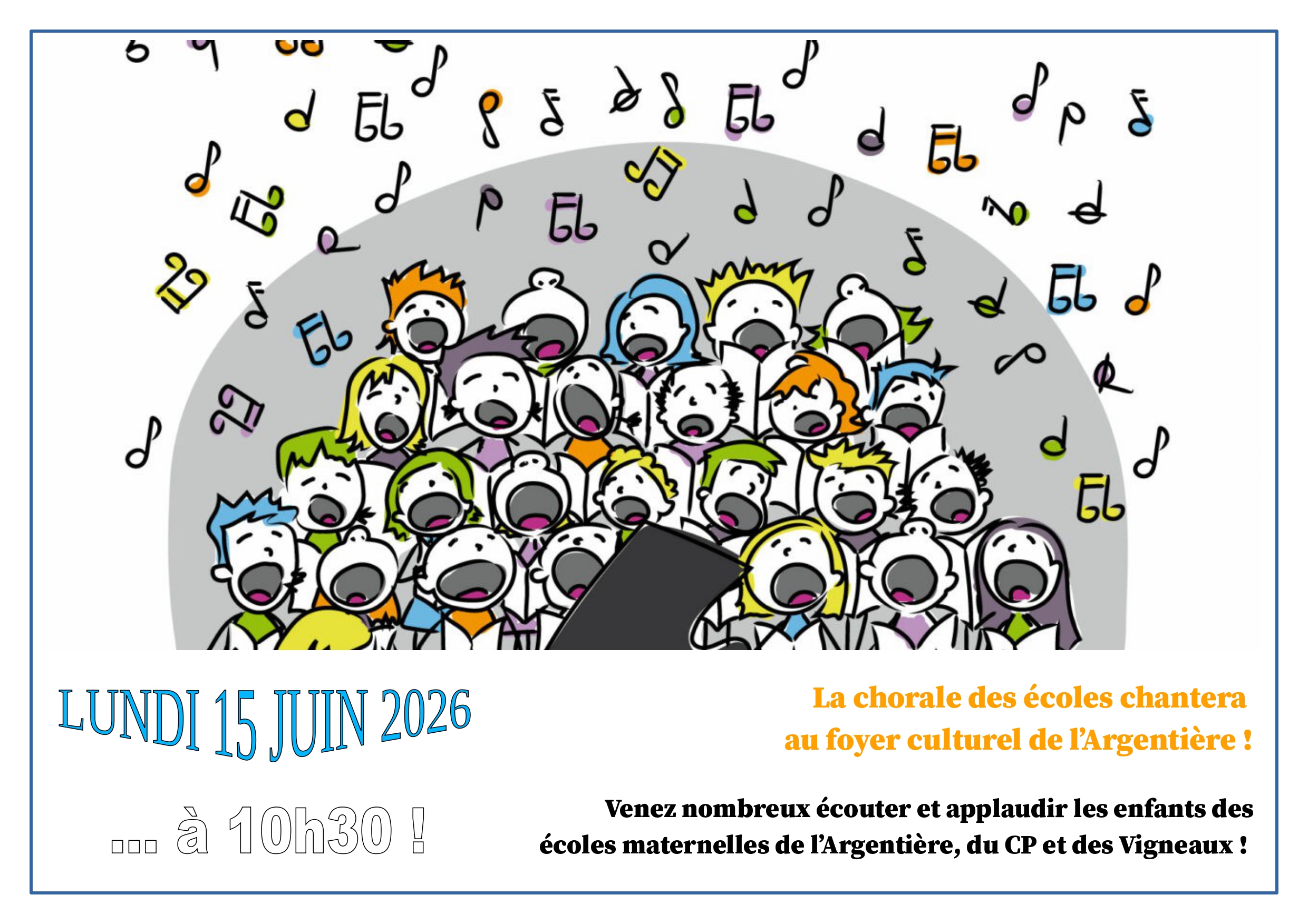 Chorale des enfants du canton - lundi 15 juin 2026