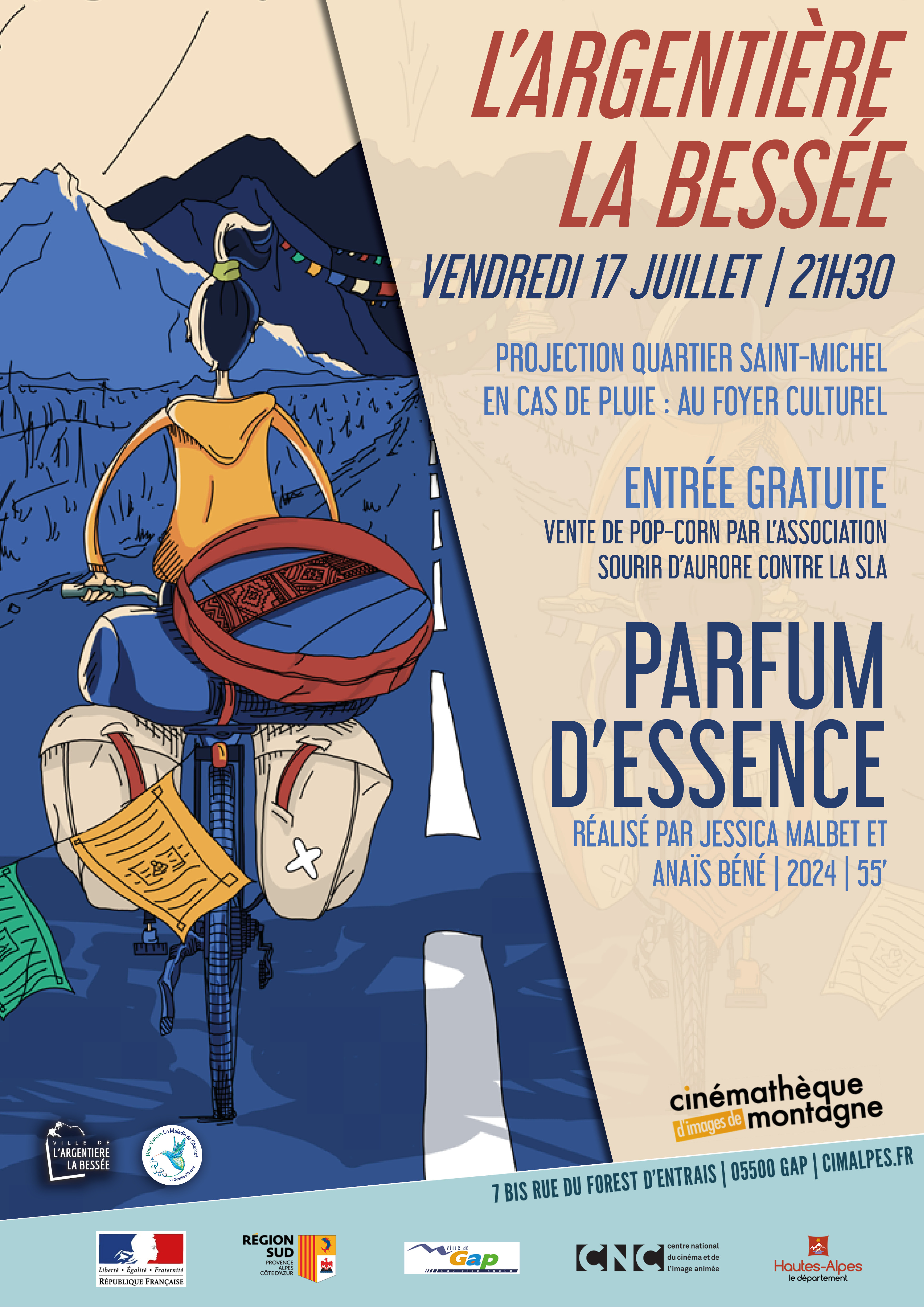 Projection film documentaire "parfum d'essence" - vendredi 17 juillet 2026