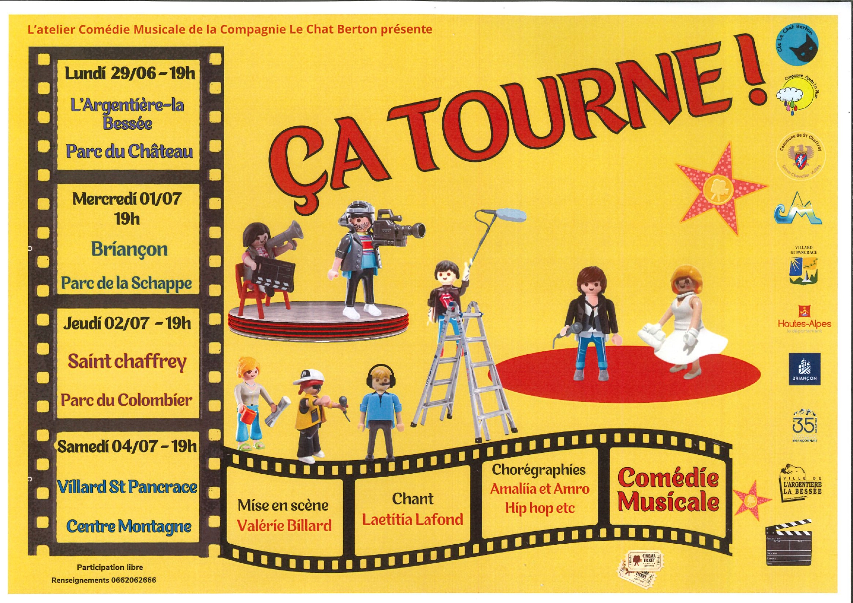 Comédie musicale "ça tourne" - lundi 29 juin 2026
