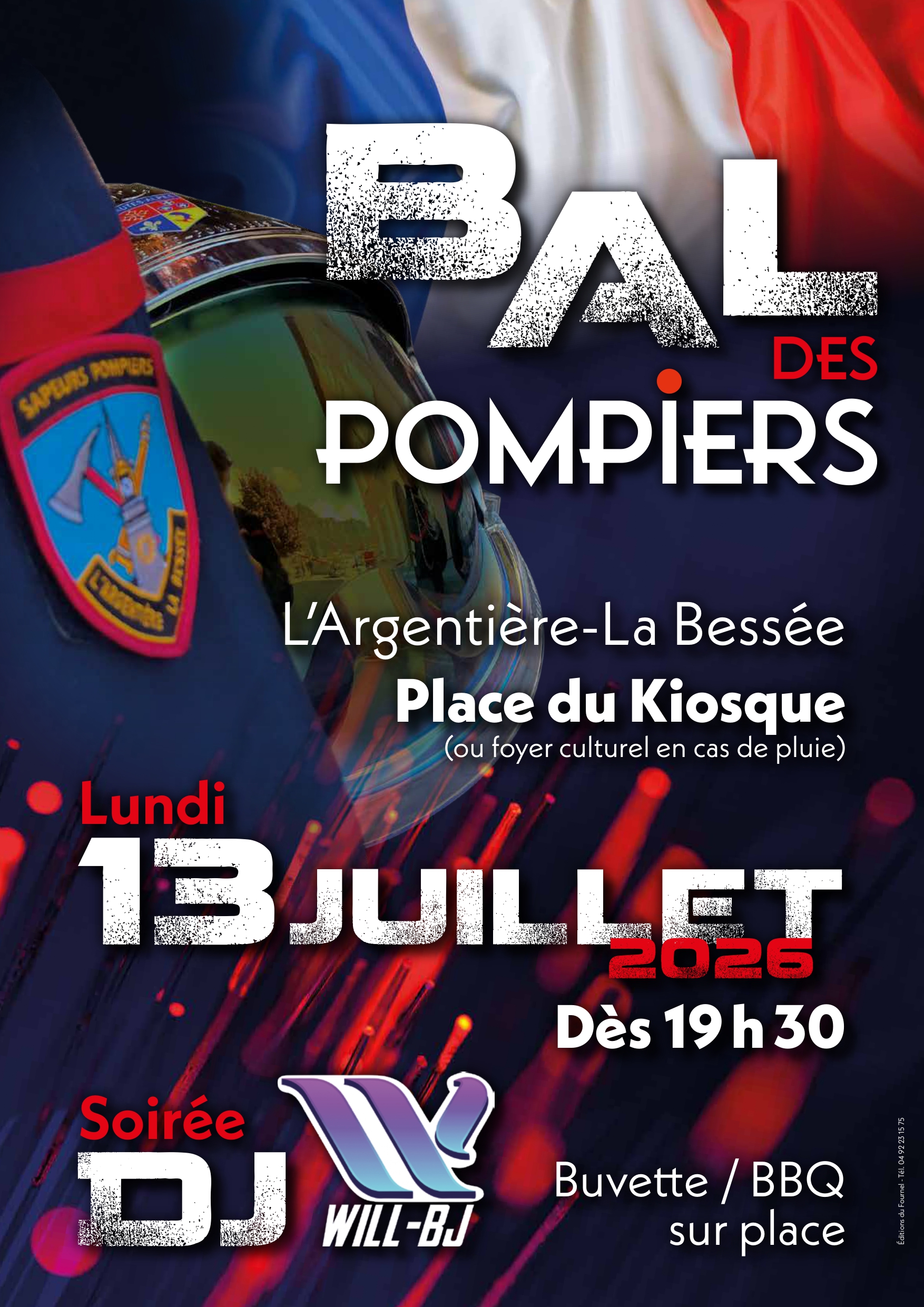Bal des pompiers - lundi 13 juillet 2026
