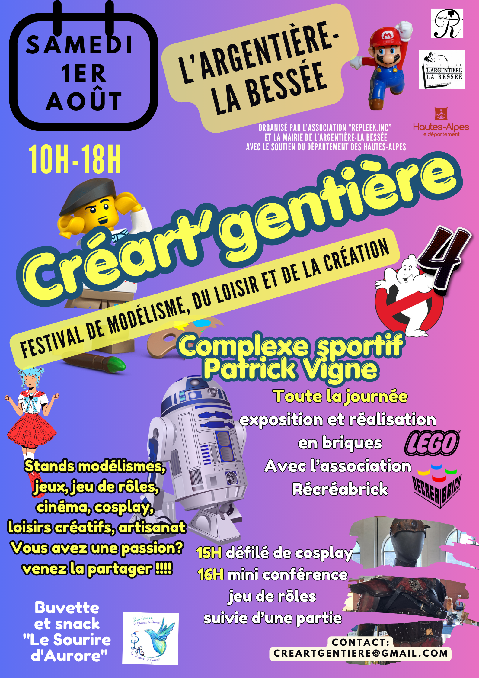 Festival Créart'gentière - samedi 1er août 2026