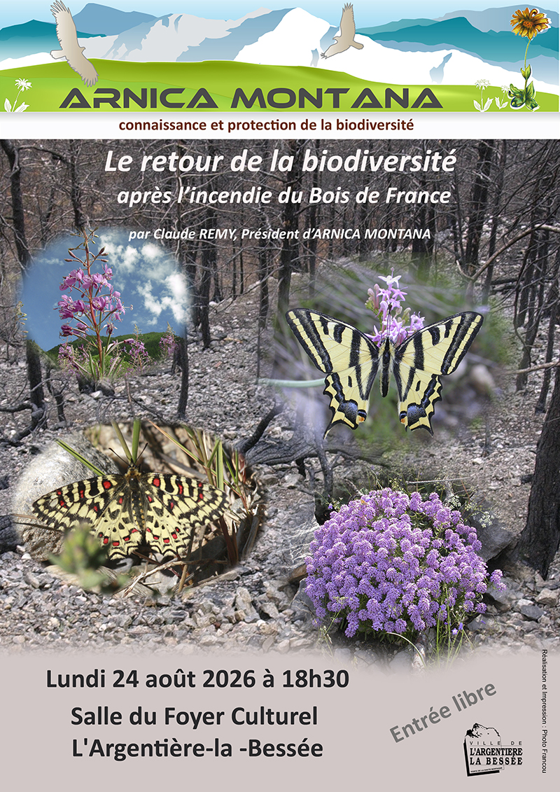 Conférence Arnica Montana - lundi 24 août 2026