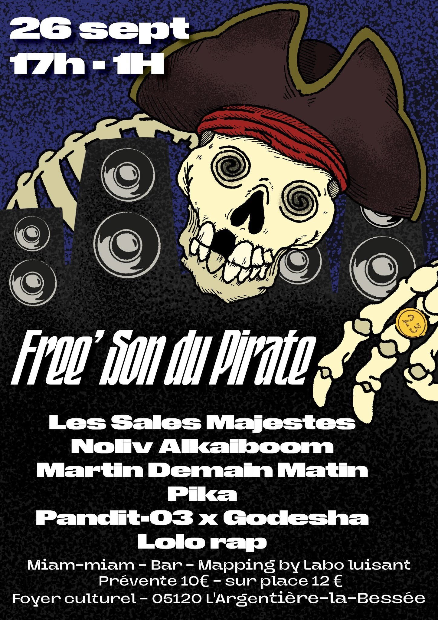 Concert "Free Son du pirate" - samedi 26 septembre 2026