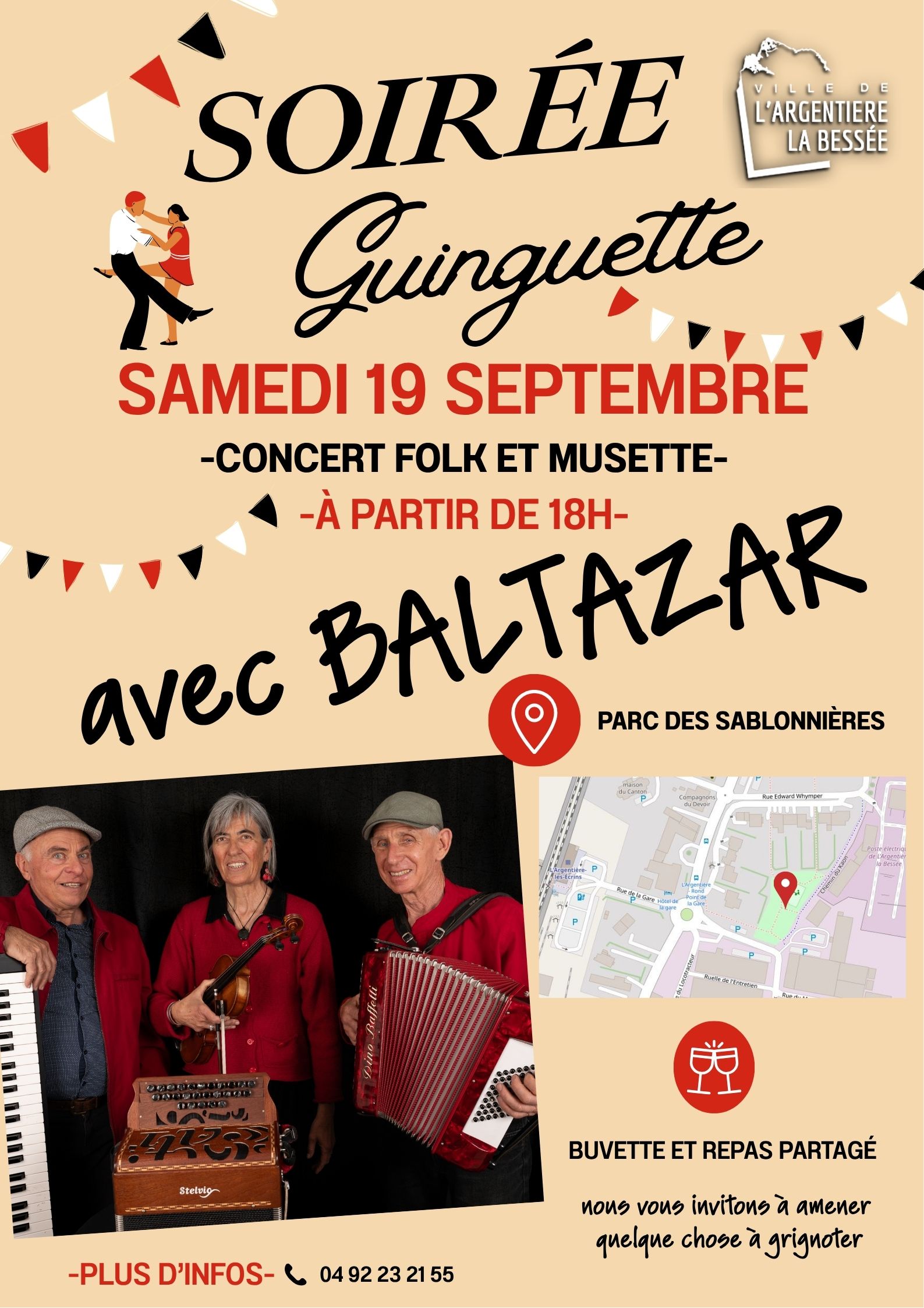 Soirée guinguette - samedi 19 septembre 2026