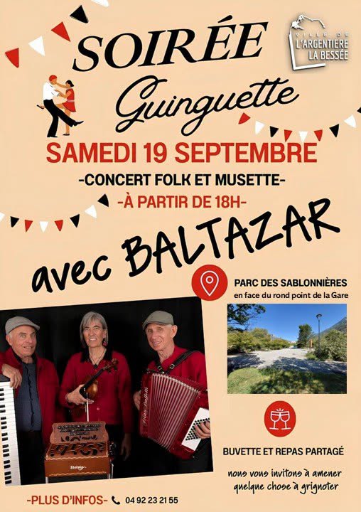 Soirée guinguette - samedi 19 septembre 2026