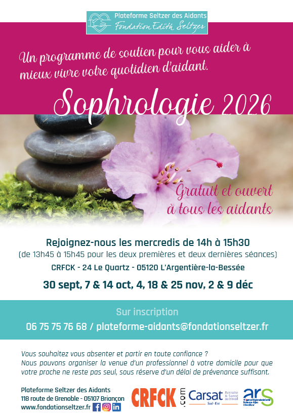 Sophrologie pour les aidants - automne 2026
