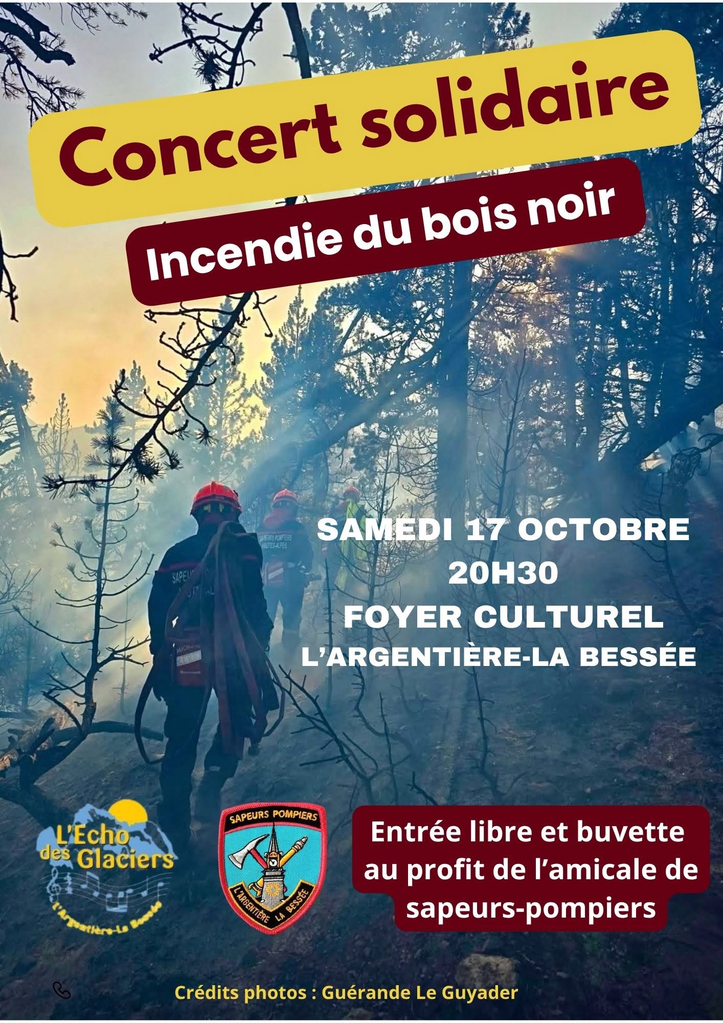 Concert Echo des Glaciers - samedi 17 octobre 2026